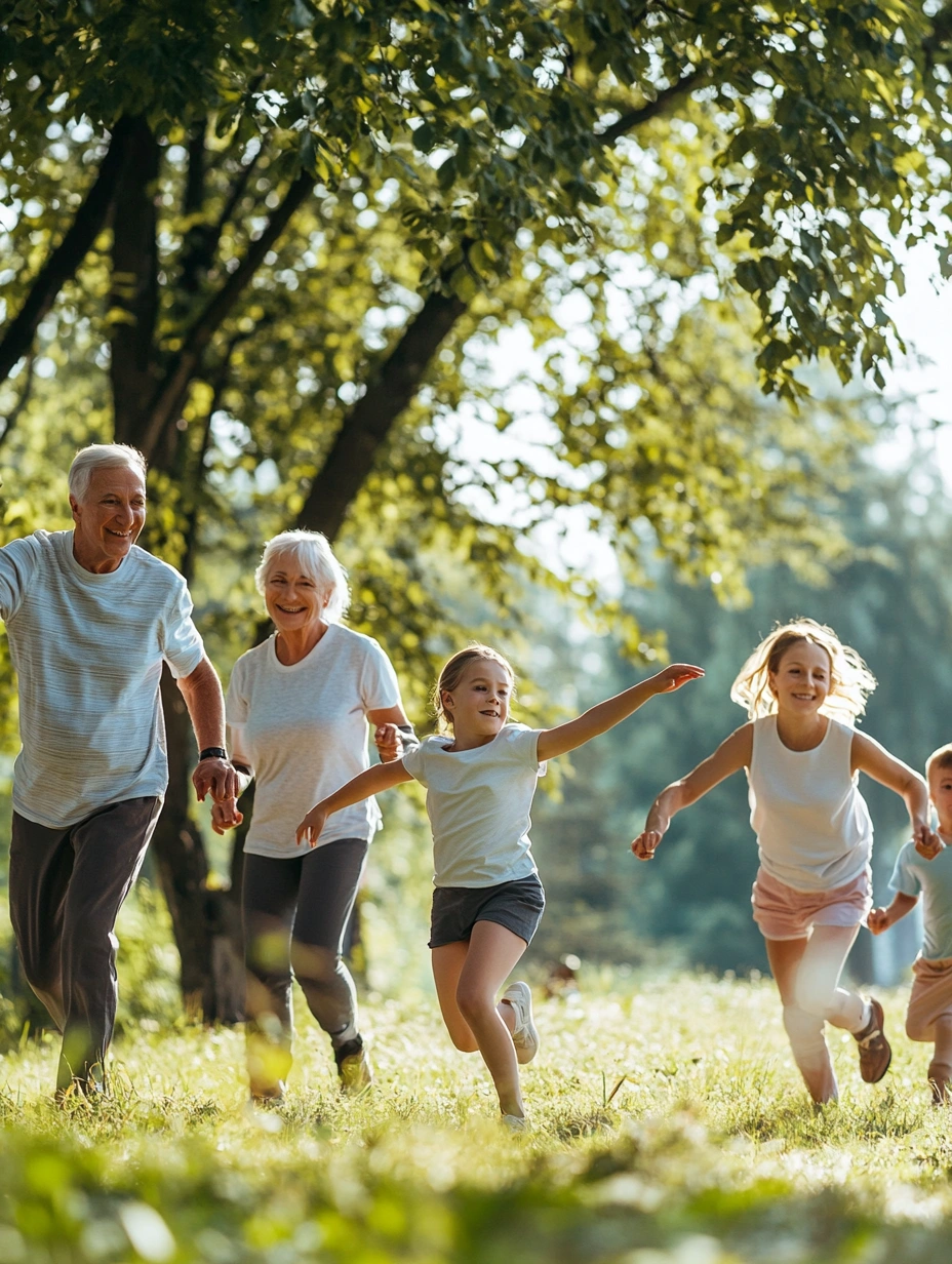 Щасливі пенсіонери після тренування